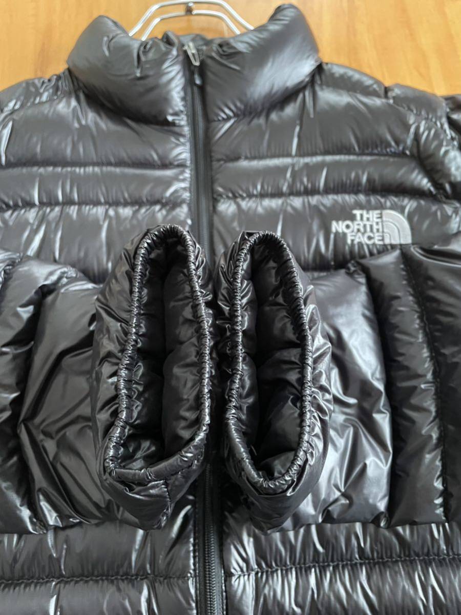 定価34,560円 即決 美品 THE NORTH FACE FLASH JACKET ノースフェイス フラッシュジャケット インナー ダウン 黒 XLサミットシリーズ_画像6