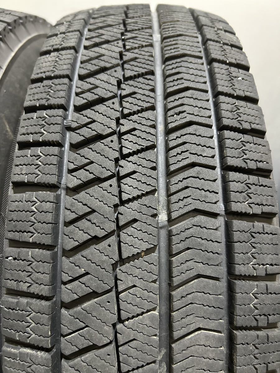 185/70R14 BRIDGESTONE/VRX2 20年製 AGA 14インチ 5.5J ＋35 100 5H スタッドレス 4本 VW フォルクスワーゲン ポロ (南4-D361)_画像7