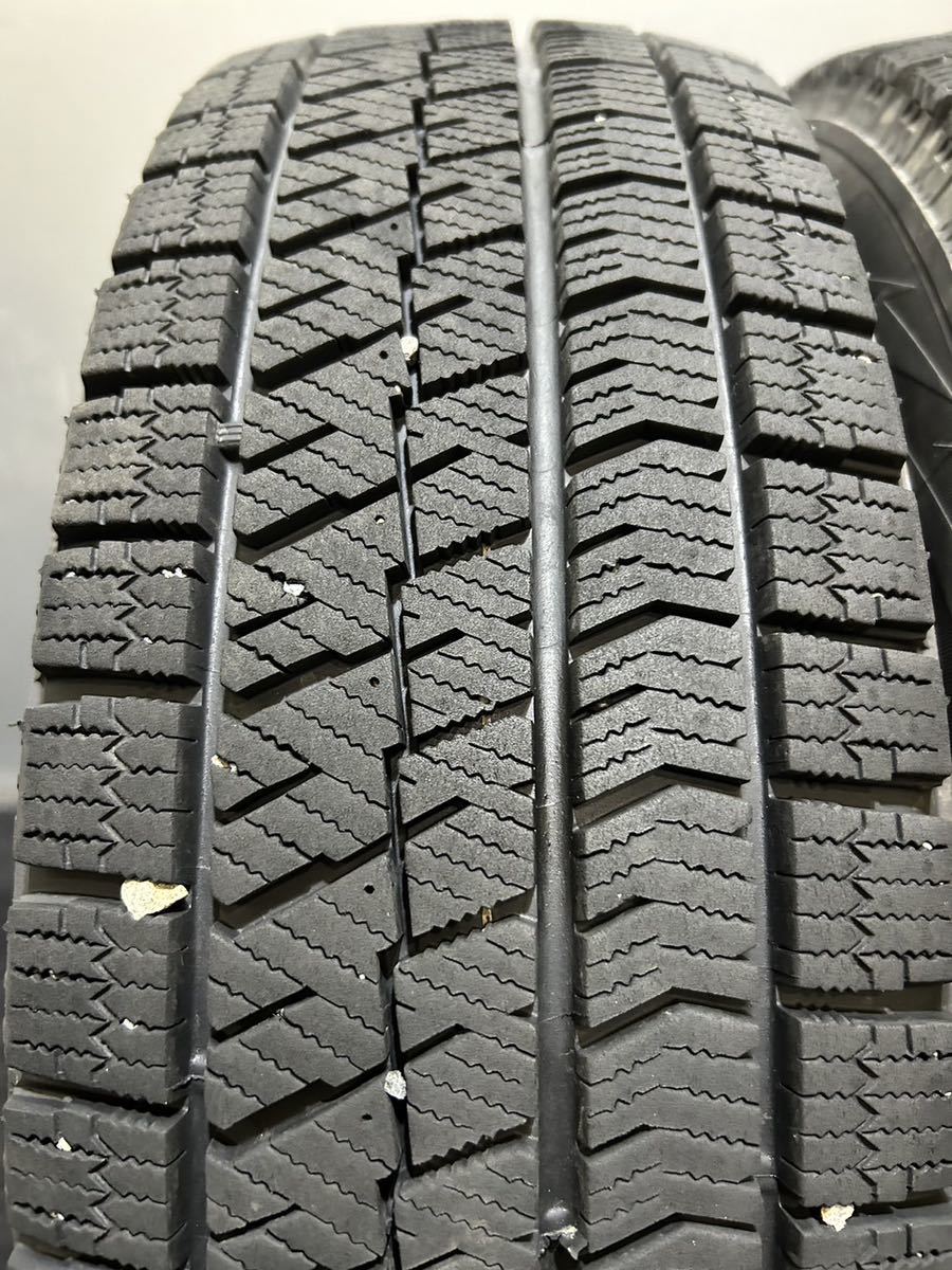 185/70R14 BRIDGESTONE/VRX2 20年製 AGA 14インチ 5.5J ＋35 100 5H スタッドレス 4本 VW フォルクスワーゲン ポロ (南4-D361)_画像8