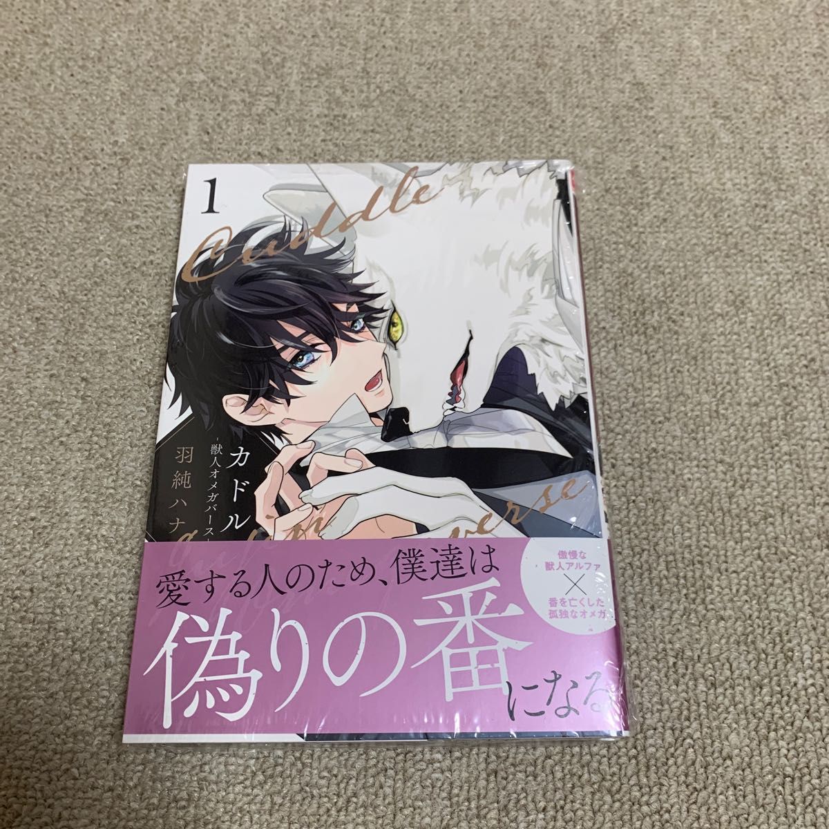 【未開封シュリンク付】カドル1 -獣人オメガバース-  羽純ハナ　アニメイトセット　小冊子付