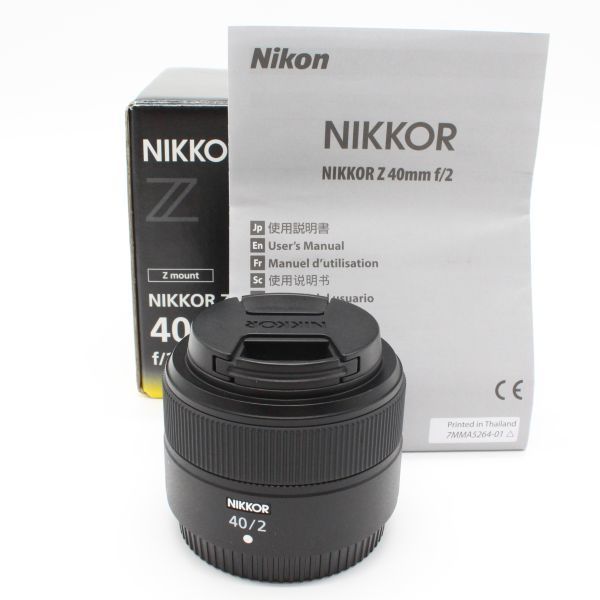 超高品質で人気の □極上品□ Nikon NIKKOR Z 40mm F2 ニコン