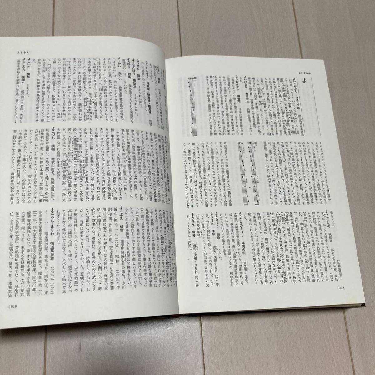 A 昭和60年発行 「邦楽百科辞典 雅楽から民謡まで」 定価15000円_画像6