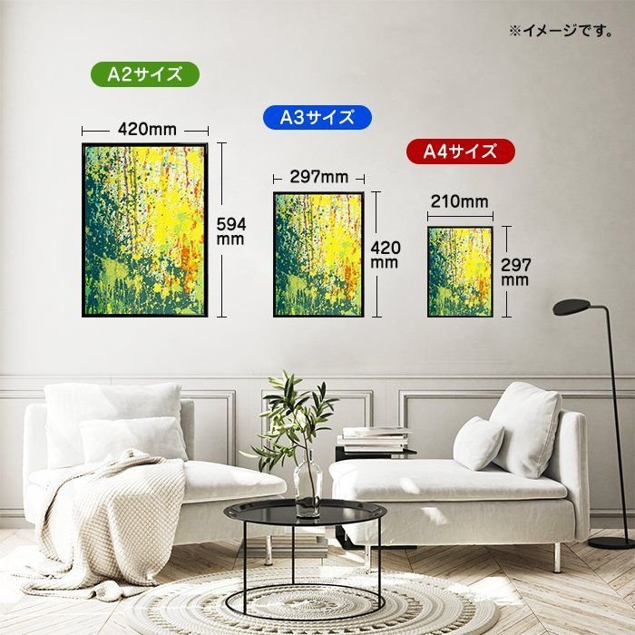 A4 poster Claw do*mone water lily mat coated paper interior art poster relax scenery flower 