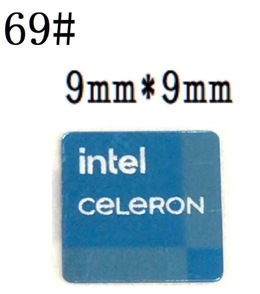 69# 10 one generation [intel ceLeRON] emblem seal #9*9.# conditions attaching free shipping 