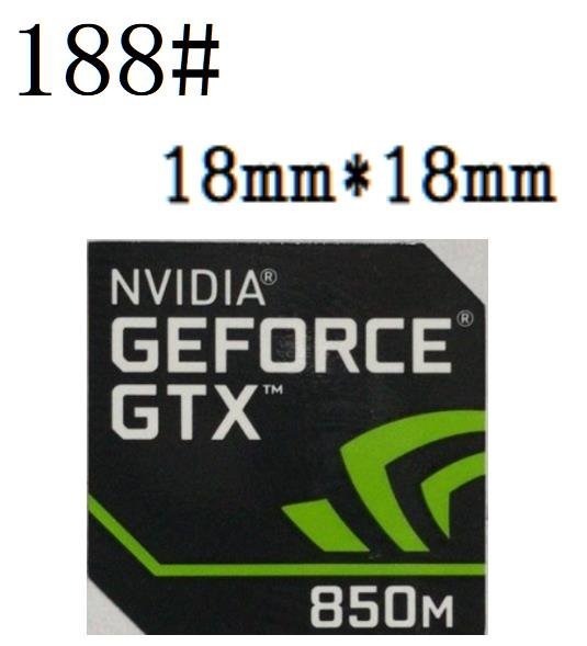 188# [NVIDIA GEFORCE GTX 850M] эмблема наклейка #18*18.# условия имеется бесплатная доставка 