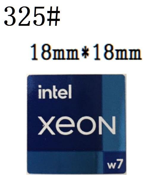 325# будущее поколение [intel XEON w7 ] эмблема наклейка #18mm*18mm# условия имеется бесплатная доставка 