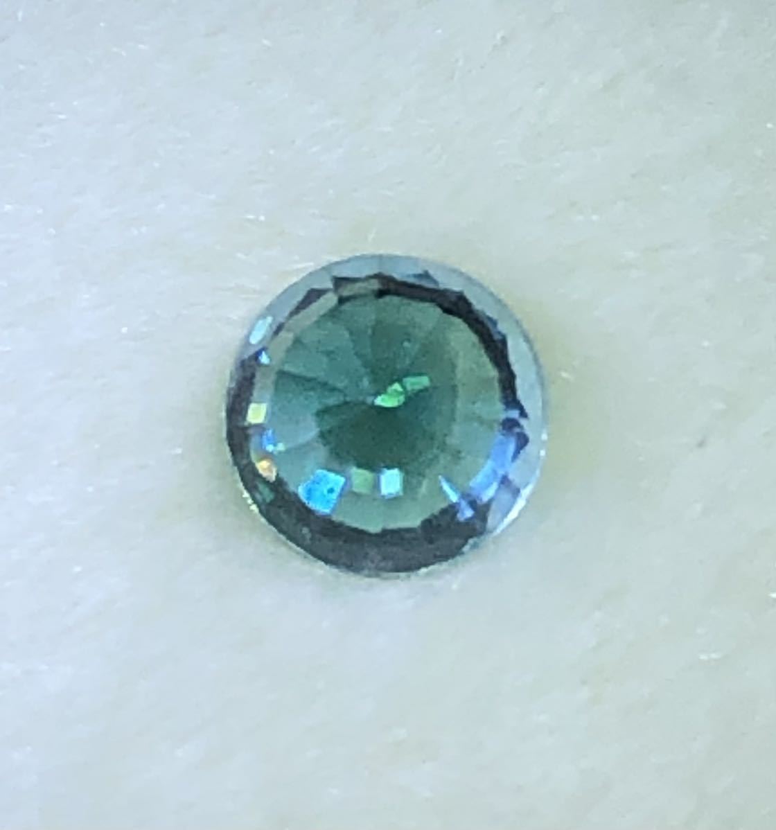 [latana drill blue ] natural blue zircon 0.53ct[60 times magnifier clean ]