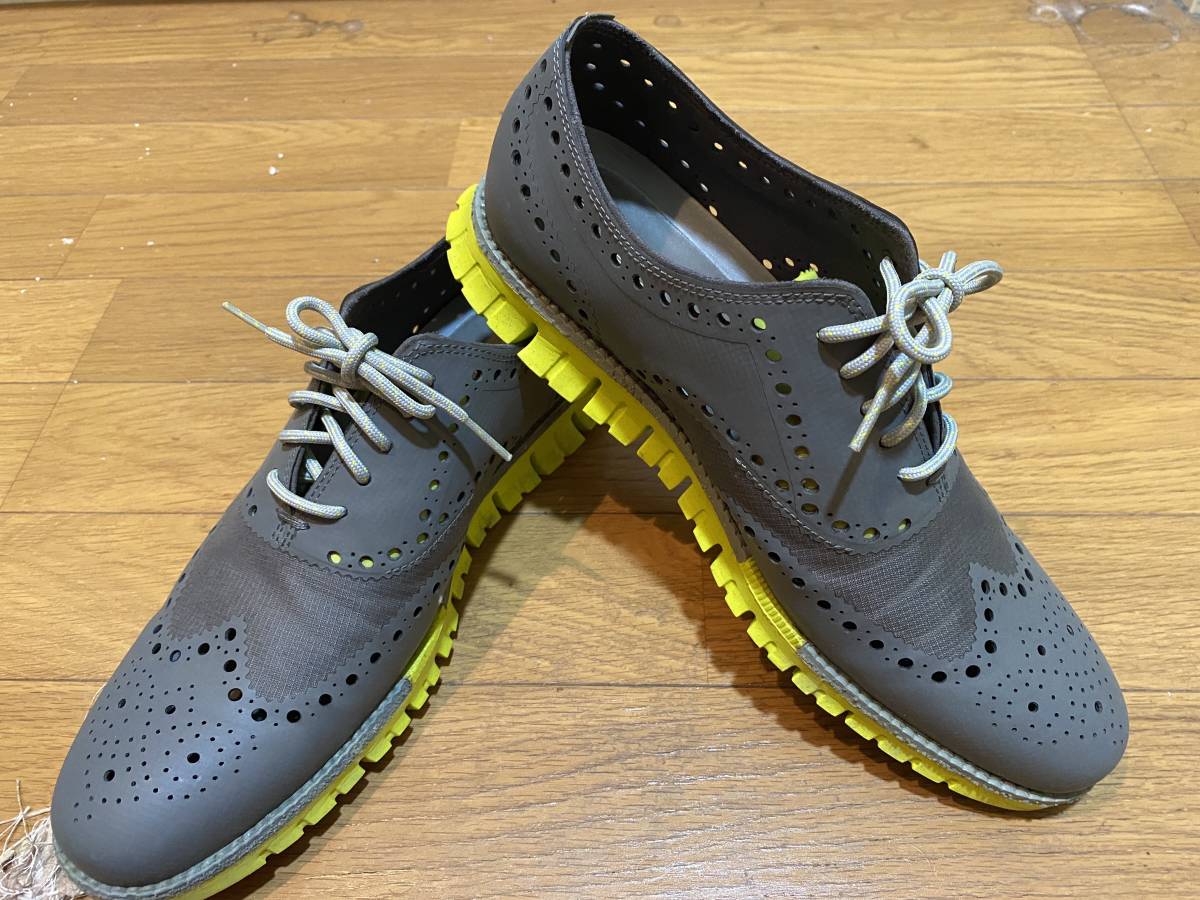 Cole Haan Zerogrand Wing Tip(美品・Size-26.5㎝・チャコールグレー)_画像1