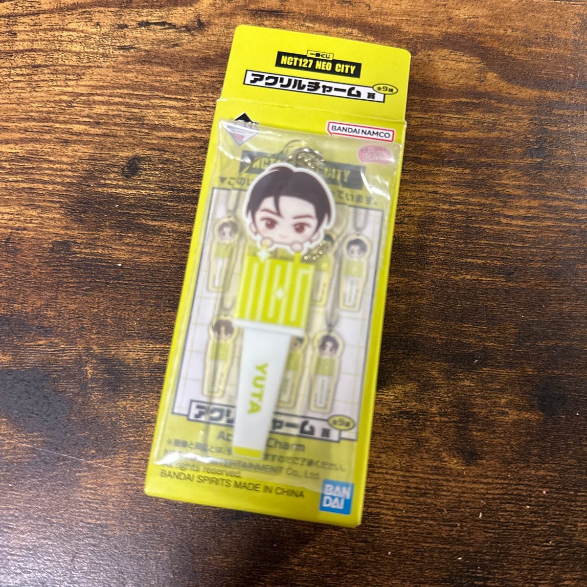 nct127 NEO CITY 1番くじ ユウタ アクリルチャーム