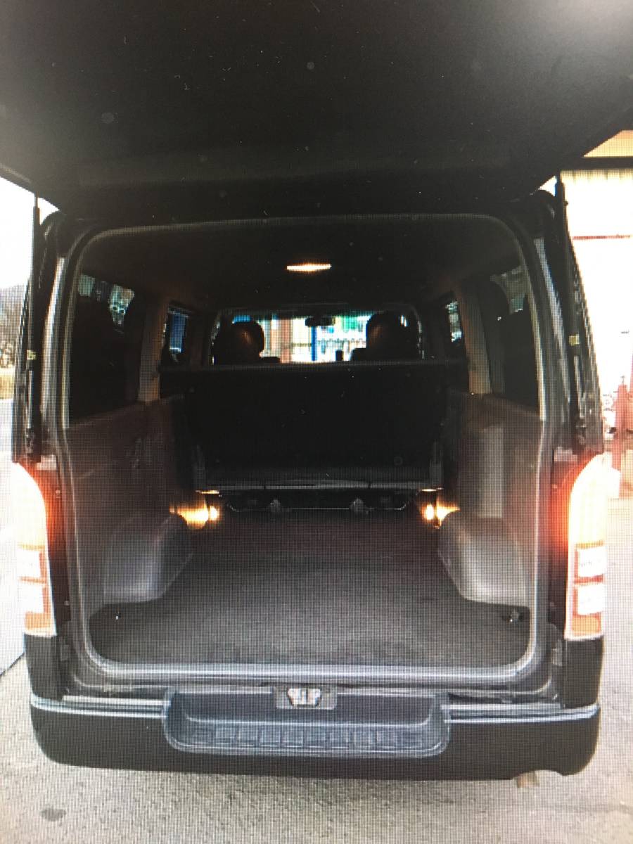  Hiace Regius super GL repair history less real running 200,000km vehicle inspection "shaken" 31 year 12 month do RaRe ko smartphone for back monitor security HID