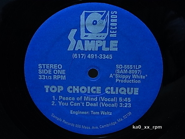 ★☆Top Choice Clique「Peace Of Mind / You Can't Deal」☆★5点以上で送料無料!!!の画像1