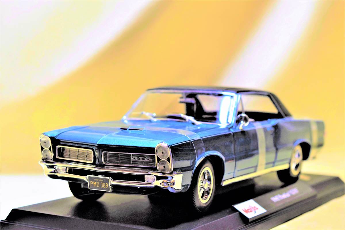 新品マイスト1/18 希少車【Maisto】■1965年式 Pontiac GTO希少車■ミニカー/メルセデス/ポルシェ/BMW/フェラーリ/アウディ/ランボルギーニ_画像9