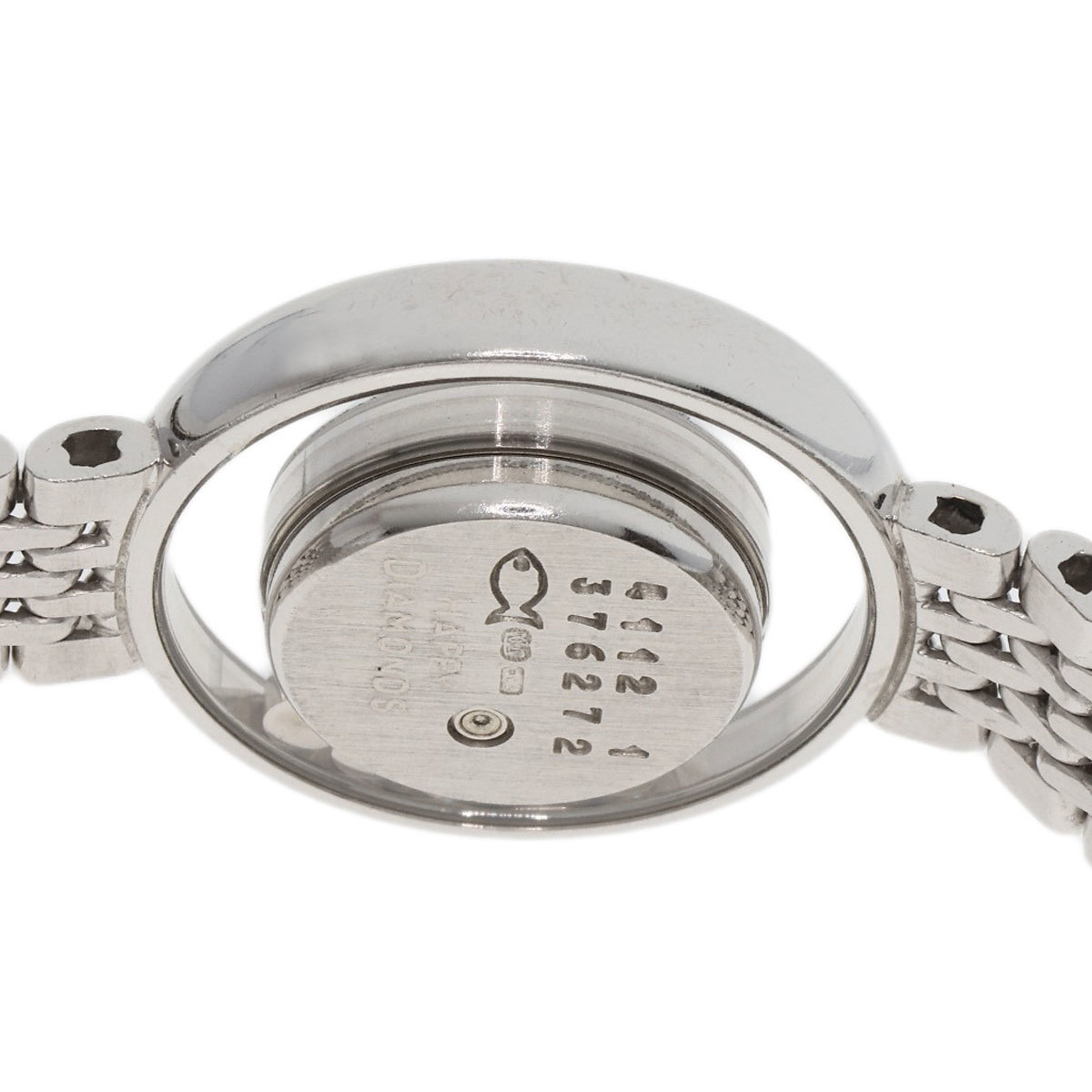 Chopard Chopard 20/6147 happy бриллиант наручные часы K18 белое золото K18WG женский б/у 