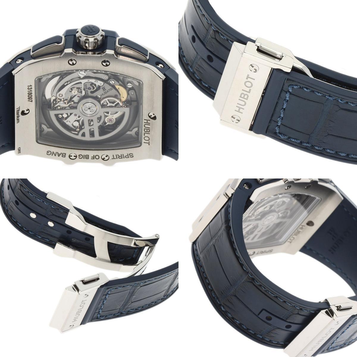 HUBLOT ウブロ 641.NX.7170.LR スピリット オブ ビッグバン 腕時計 ステンレススチール ラバー メンズ 中古_画像7