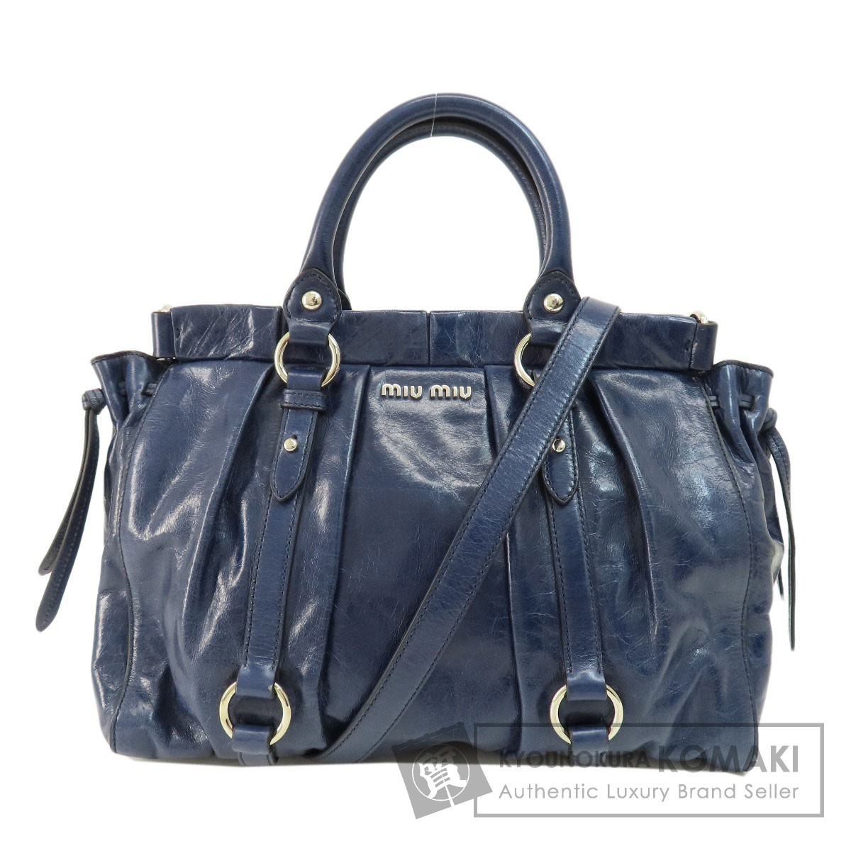 適切な価格 ミュウミュウ MIUMIU 2WAY 中古 レディース レザー