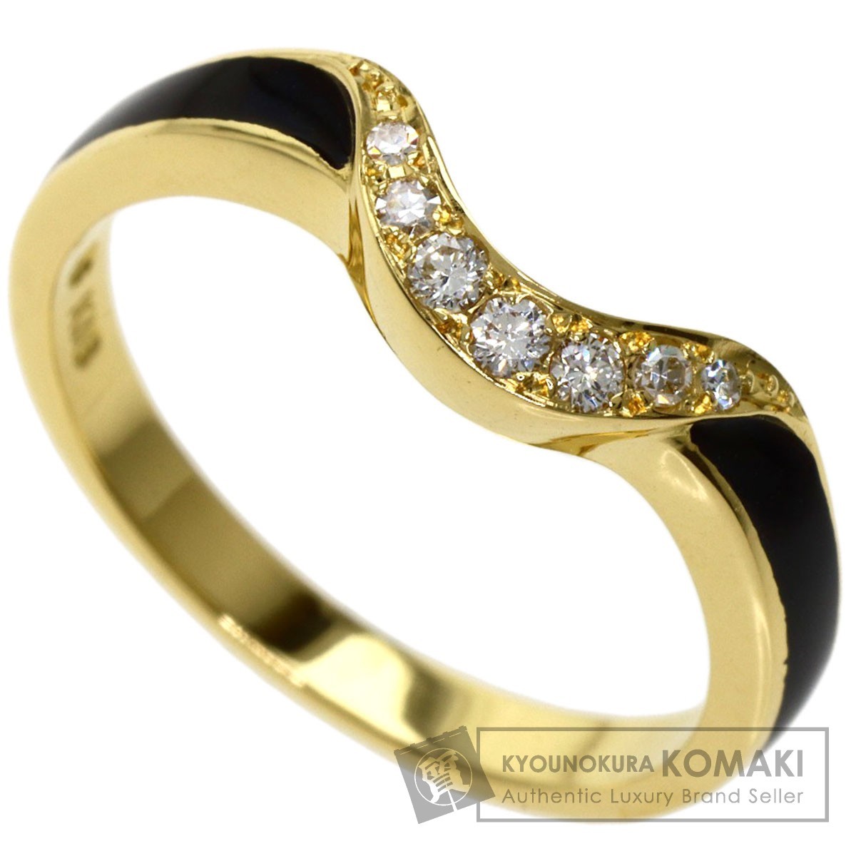 美品 ミキモト Pt950 ダイヤ計0.05ct デザインリング 指輪 ②-