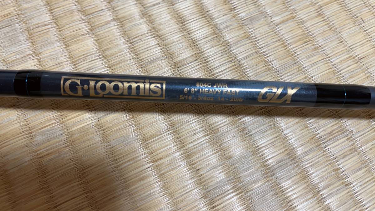 注目 G.Loomis G.ルーミス JWR モデル:GLX-804C GLX フライロッド