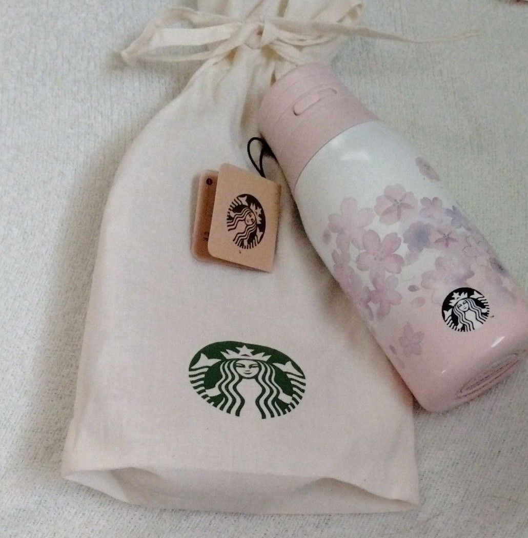 Starbucks SAKURA　 ハンドルリッドステンレスボトル355ml　 スターバックス スタバ さくら 桜