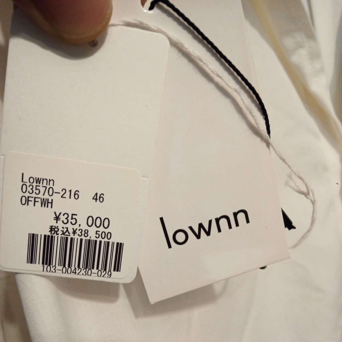 Lownn カジュアルシャツ メンズ ローン オフホワイトカラー 検）オーバーサイズデザイン　ラフシモンズ好きに_画像7