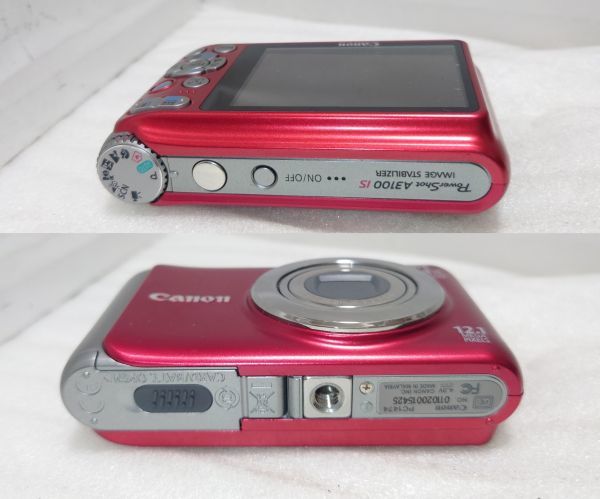美品!☆Cano ☆PowerShot☆A3100 IS☆レッド☆付属品完備!-