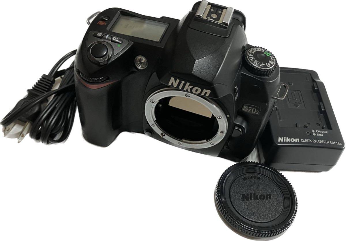 品質が ☆美品☆ バッテリー、充電器付 ニコン NIKON D70s #5060082