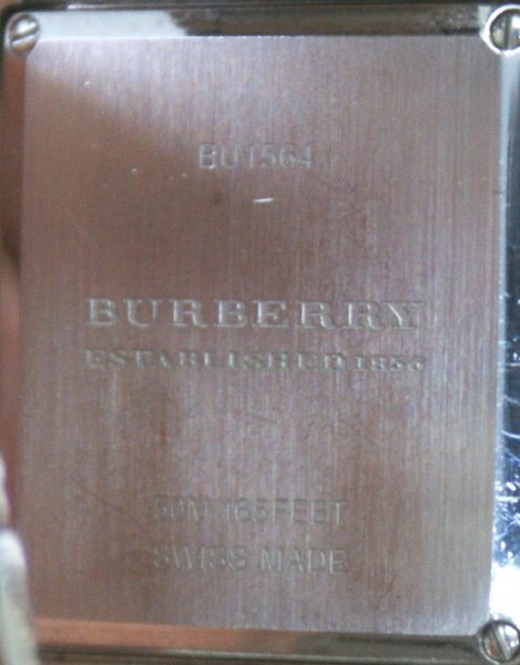 BURBERRY バーバリー 腕時計 メンズ BU1564 クロノグラフ チェック柄 デイト スクエア_画像5