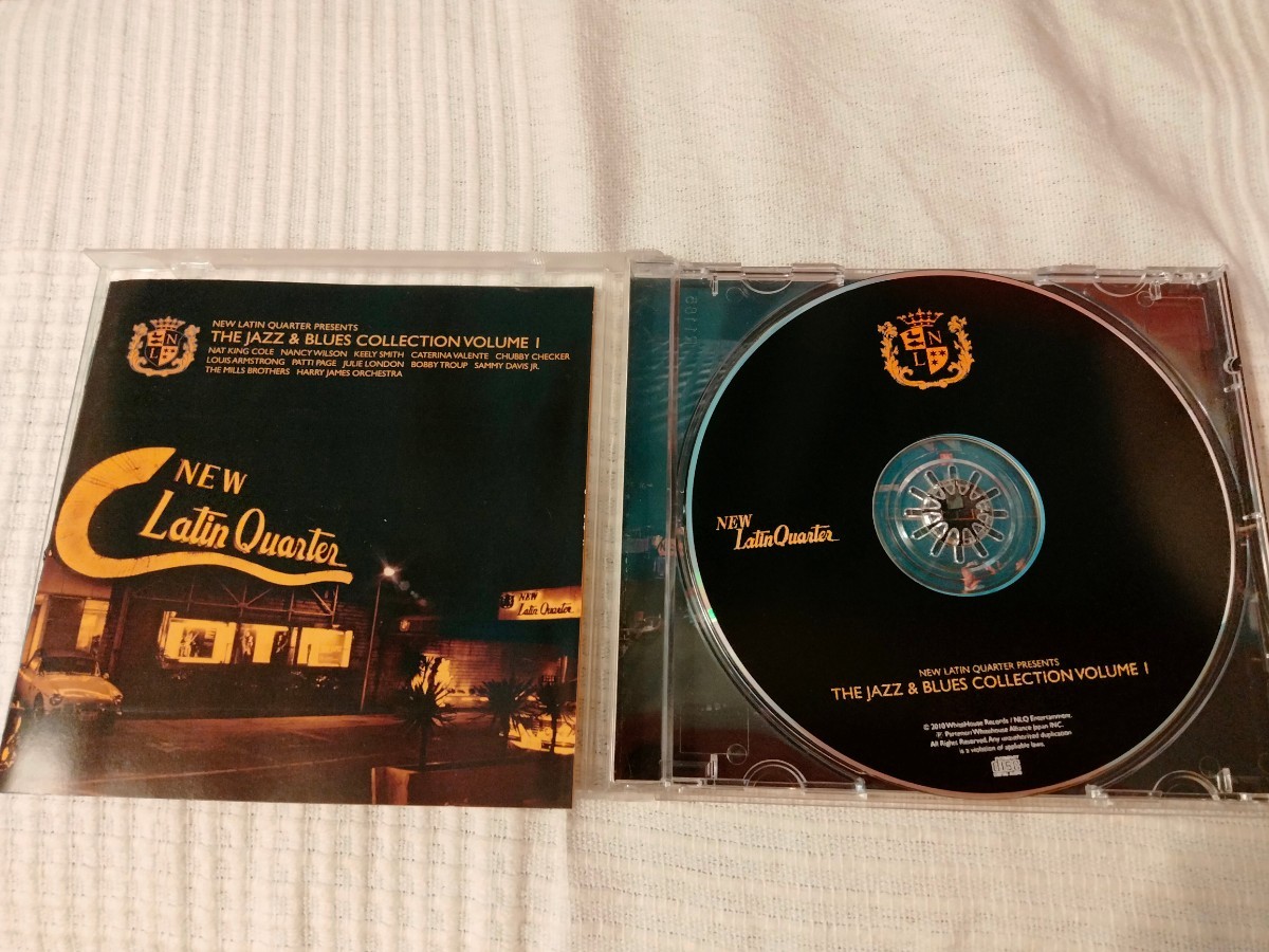 ニューラテンクォーター　THE JAZZ & BLUES COLLECTION VOLUME 1 コンピレーション　ナット・キング・コール　ジュリー・ロンドン 中古CD_画像2