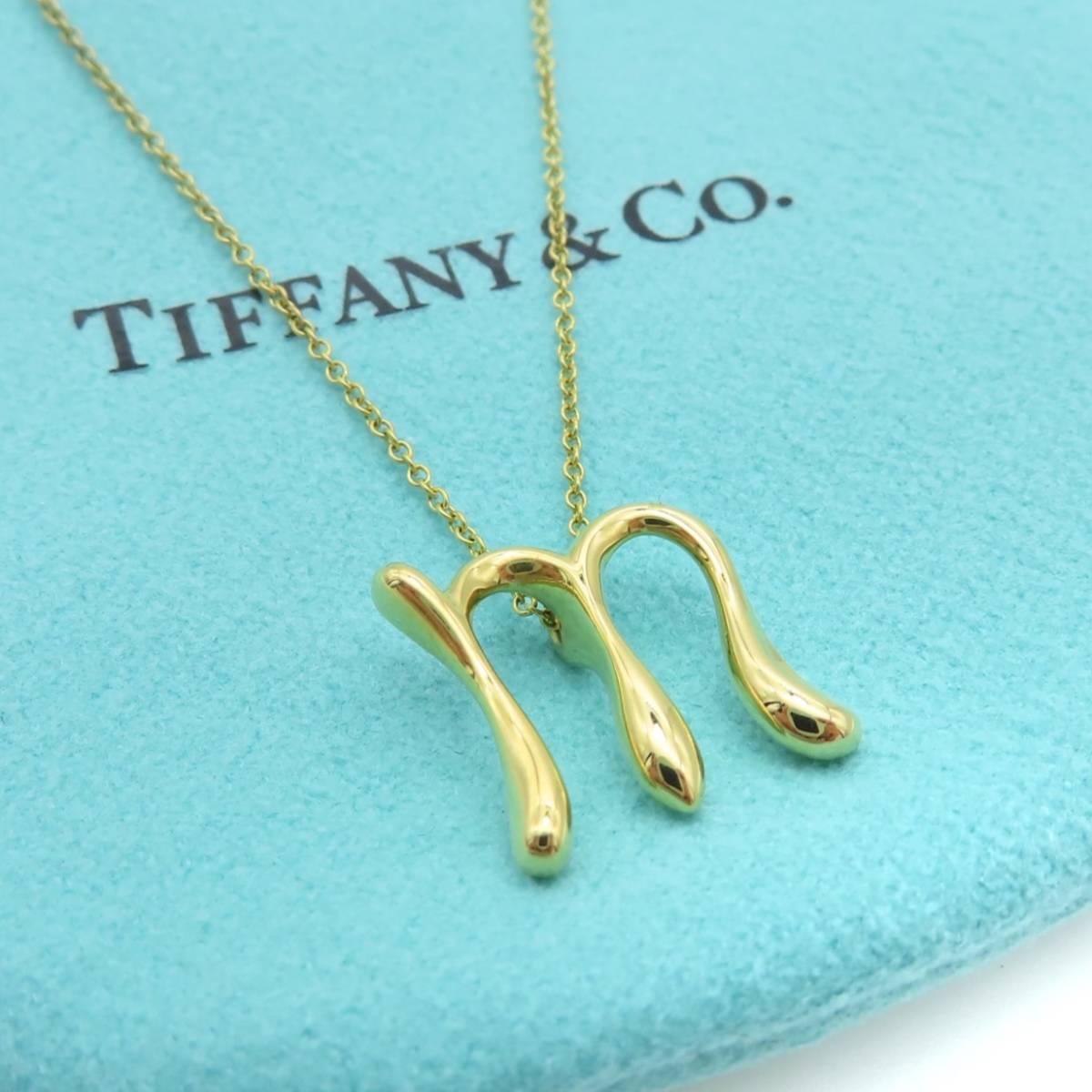 送料無料】 未使用 希少 Tiffany&Co. ティファニー イエロー ゴールド