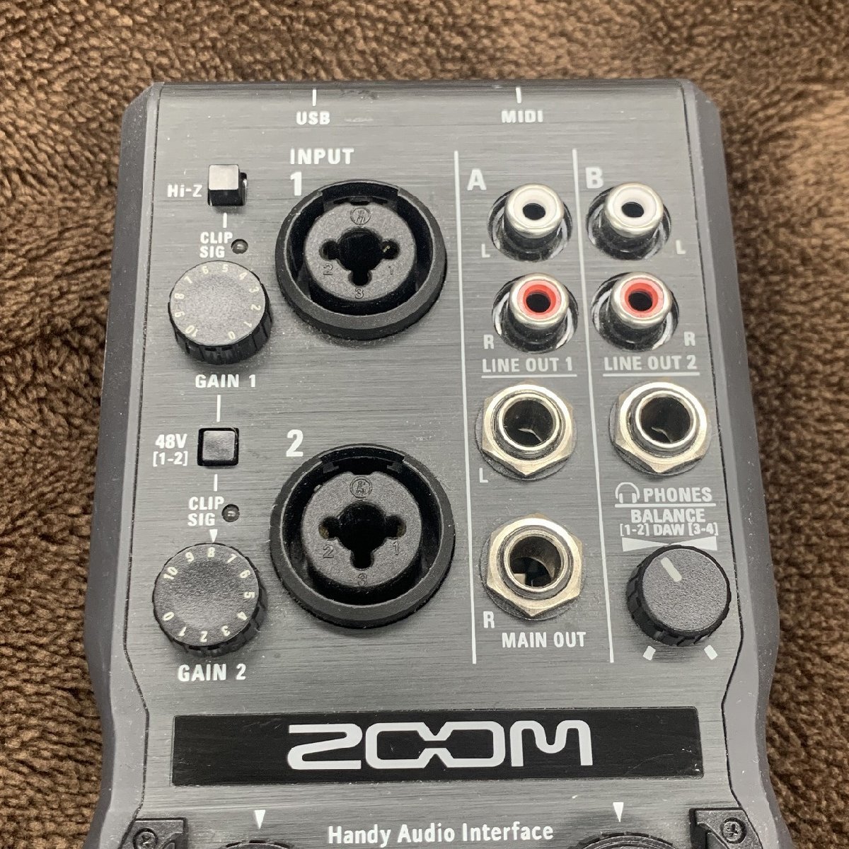 ZOOM U-24 Handy Audio Interface ズーム ハンディ オーディオインターフェース_画像2