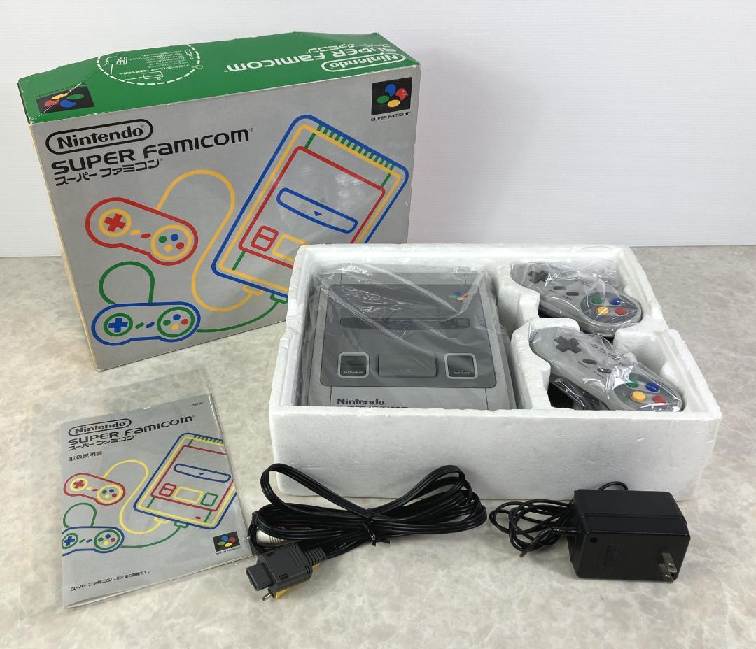 極美品 当時モノ☆スーパーファミコン 本体 附属品付き 後期_画像1