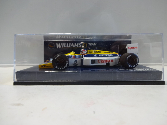 1/43 ミニカー F1 WILLIAMS HONDA FW11 1986 N.MANSELL ウィリアムズ・ホンダ マンセル　未使用品　デッドストック _画像2