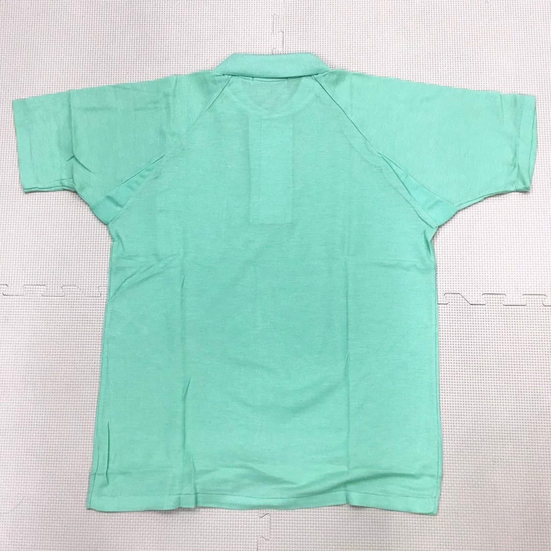 ( unused goods ) Plum Field polo-shirt with short sleeves size M / light green / green / made in Japan / with pocket / uniform / work clothes / working clothes / sport wear 