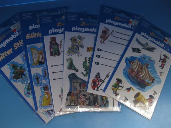 プレイモービル playmobil ステッカー 海賊 ６枚の画像1