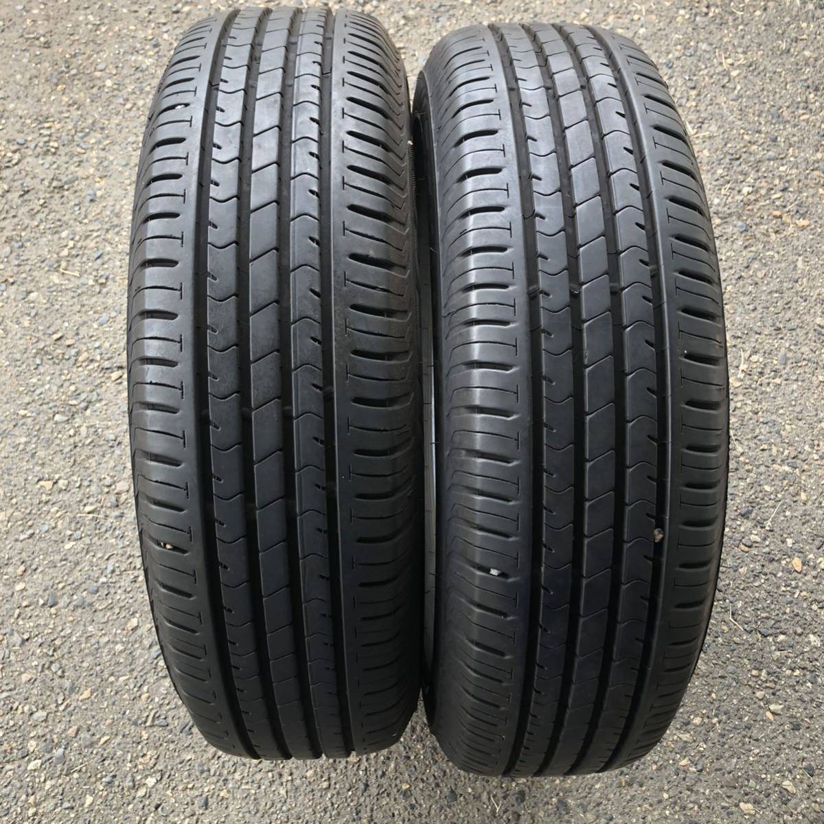 バリ山 2本 ブリヂストン 185/70R14 NH100 ecopia 20年 ノート