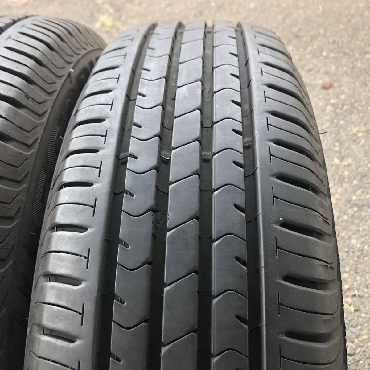 バリ山 2本 ブリヂストン 185/70R14 NH100 ecopia 20年 ノート