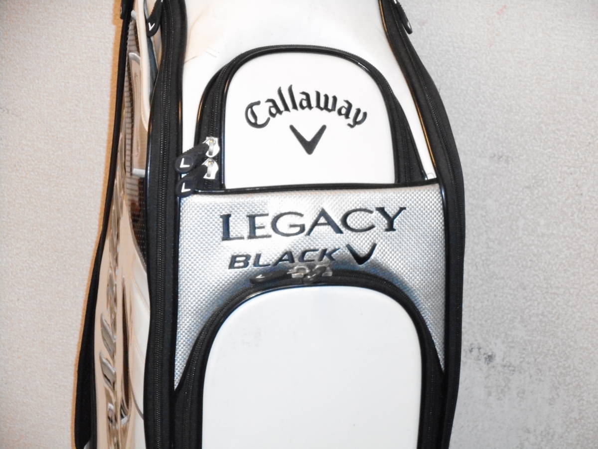 二手Callaway LEGACY BLACK HEX TOUR 9.5型運動員TOUR PROOF型號（WH x BK） 原文:中古 Callaway LEGACY BLACK HEX TOUR 9.5型 アスリートツアープロモデル (WHxBK)