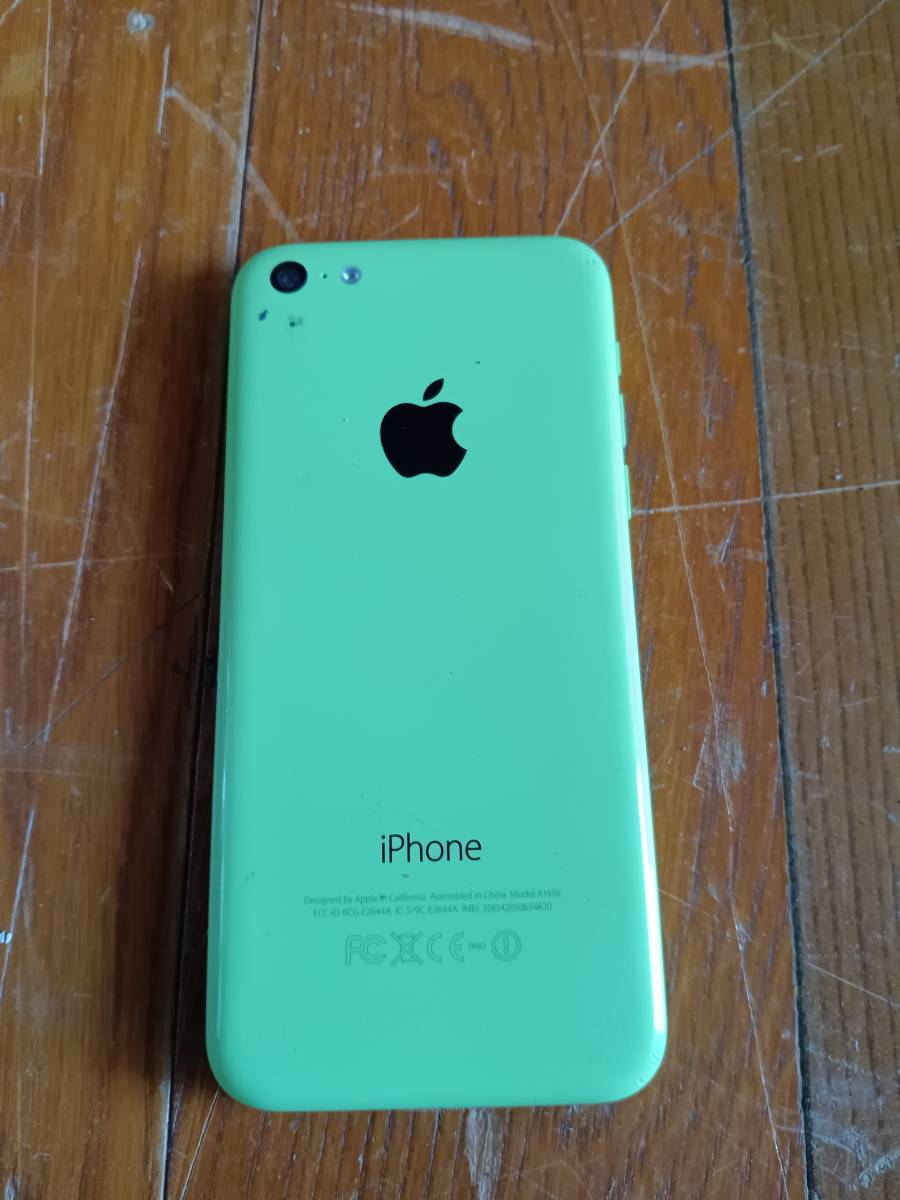 Apple アップル iPhone 5C アイフォン A1456 グリーン 16GB　*1023_画像1