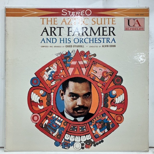 ●即決LP Art Farmer / Aztec Suite uas5062 j38362 米オリジナル、青Dg Stereo 耳(P)刻印 アート・ファーマー _画像1