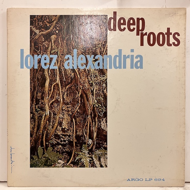 ●即決VOCAL LP Lorez Alexandria / Deep Roots Lp-694 jv5270 米盤、ミゾナシMonoグレイ ロレツ・アレキサンドリアの画像1