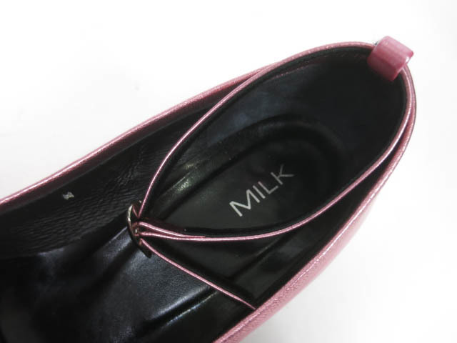 MILK ハートパンプス / ミルク Mサイズ ピンク 靴 シューズ [B56613]_画像4