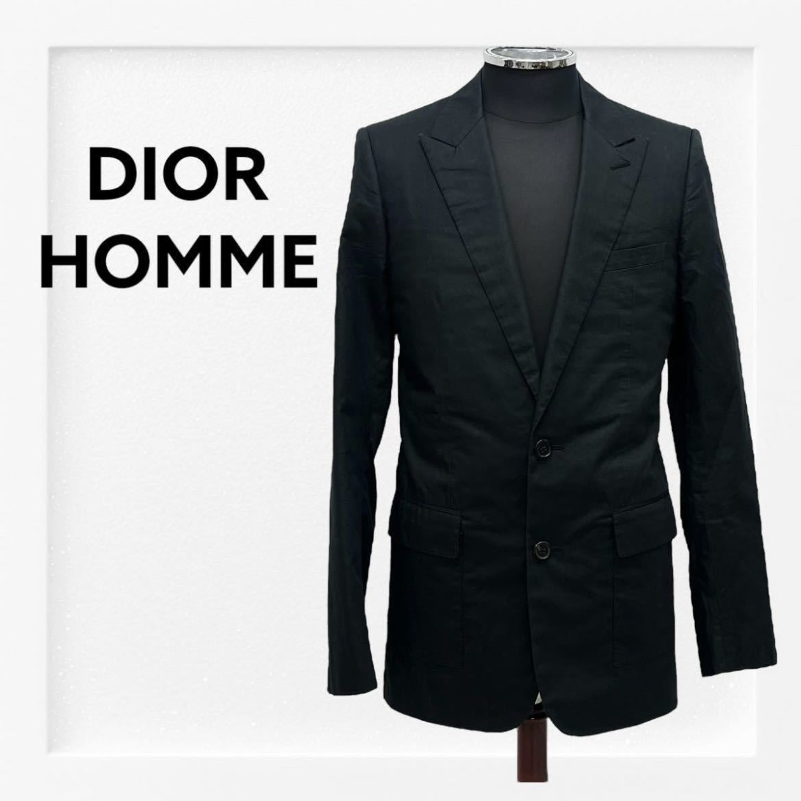 希少 DIOR HOMME ディオールオム 04SS エディ期 strip period jacket テーラードジャケット メンズ  4EH1022843