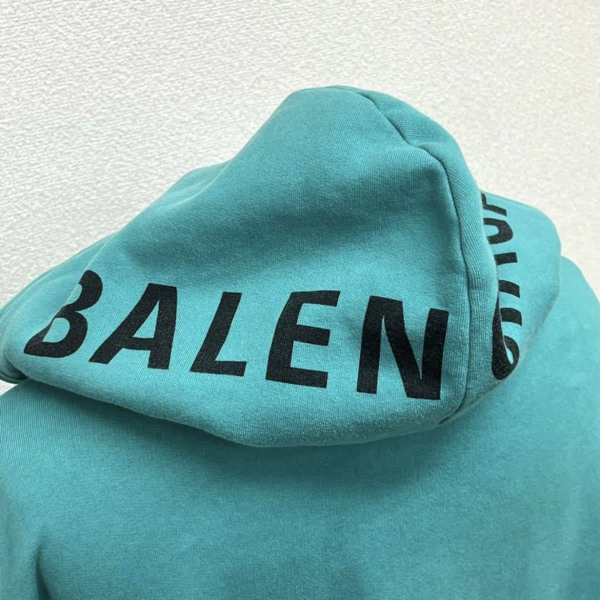 BALENCIAGA バレンシアガ AW フードロゴ プルオーバー パーカー