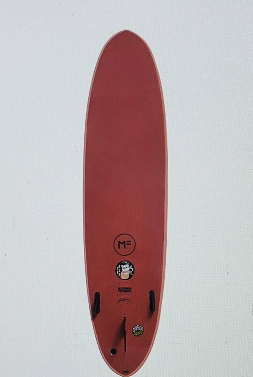 新品！未使用！特価！MF ALLY CAT SUPER SOFT CORAL/MERLOT 7’0” 46.08L シングルボックスx マルチボックス　フィン付き_画像2