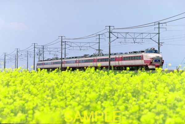 ☆90～00年代鉄道9jpgCD[485・489系金沢車特急しらさぎ(東海道線近江長岡～醒ヶ井～米原)]☆_DP1819