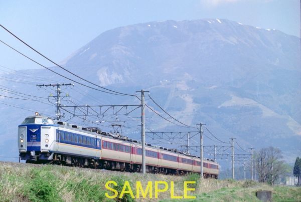 ☆90～00年代鉄道9jpgCD[485・489系金沢車特急しらさぎ(東海道線近江長岡～醒ヶ井～米原)]☆_DP1654