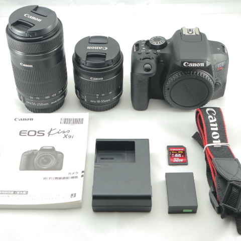 新年の贈り物 Canon デジタル一眼レフカメラ EOS Kiss X9i ダブル