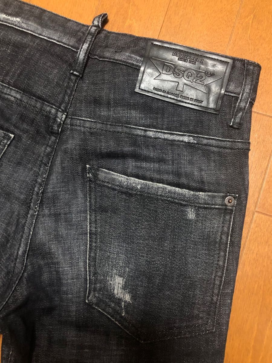 新品同様 希少 ビッグタグ】DSQUARED2 SKATER JEAN 黒-