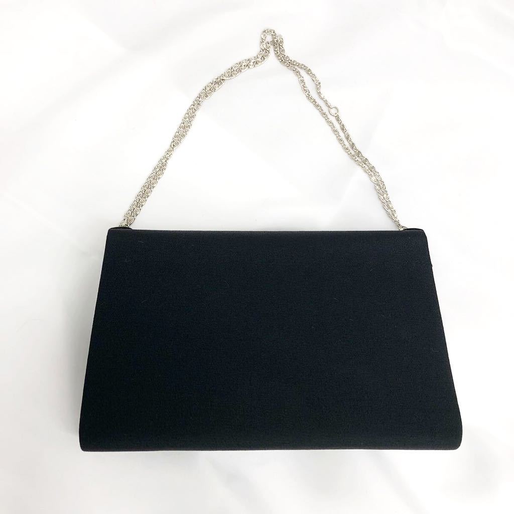 katsumi tokyoka loading Tokyo bag small articles black chain attaching black formal square hand clutch ceremonial occasions 