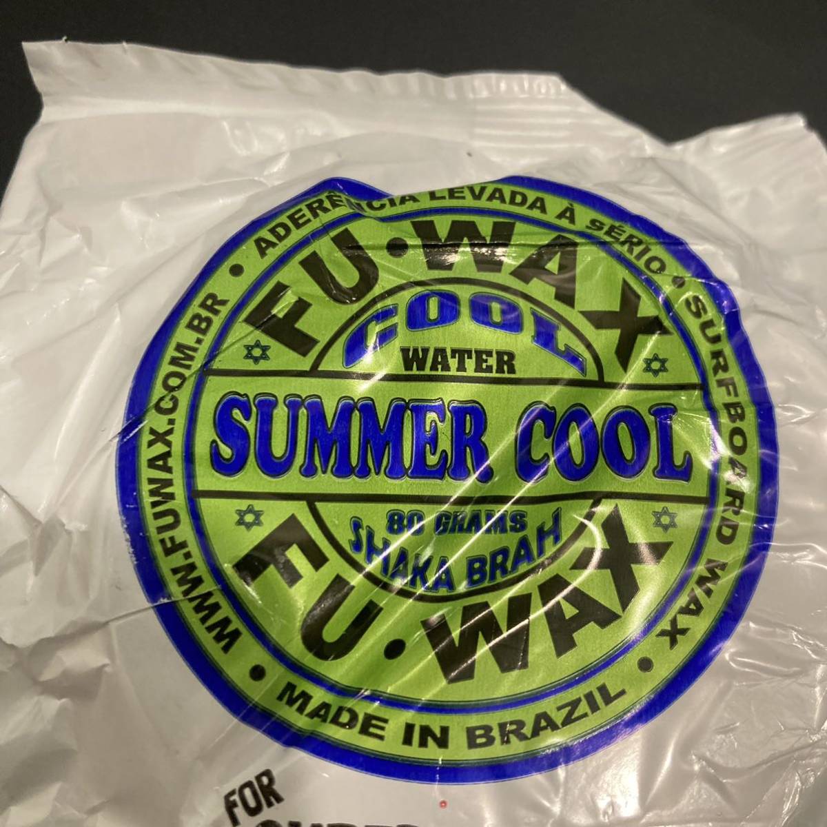 新品 FU WAX サーフィン ワックス SUMMER COOL サーマー クール フーワックス 国内 正規品 ボディーボード 夏 向け SURF サーフボード_画像1