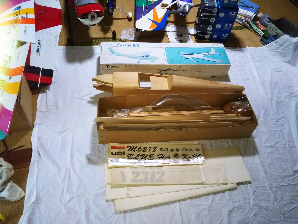  Tetra .. model craft Across ta-60 work on the way goods radio controlled airplane antique kit goods 